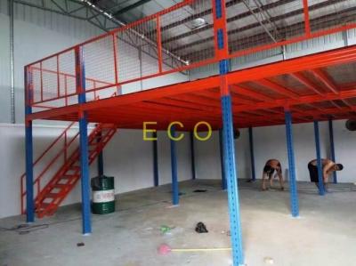 Upright Support Frame Mezzanine Platform Rack , Industrial Pallet Racking Systems