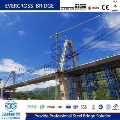 Flexural And Torsional Stiffness Steel Box Girder Bridge Big Loading Capacity