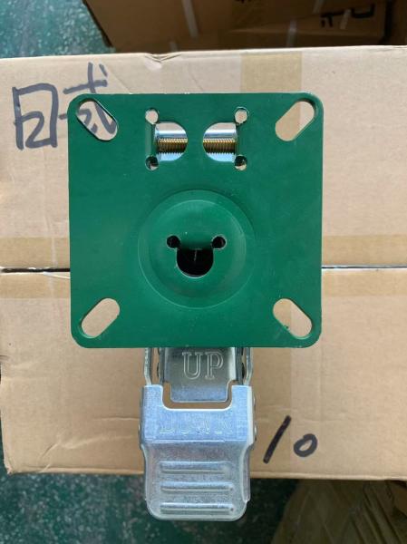 Rodas de aço galvanizadas verdes para elevação de cabos de carga de 300 kg
