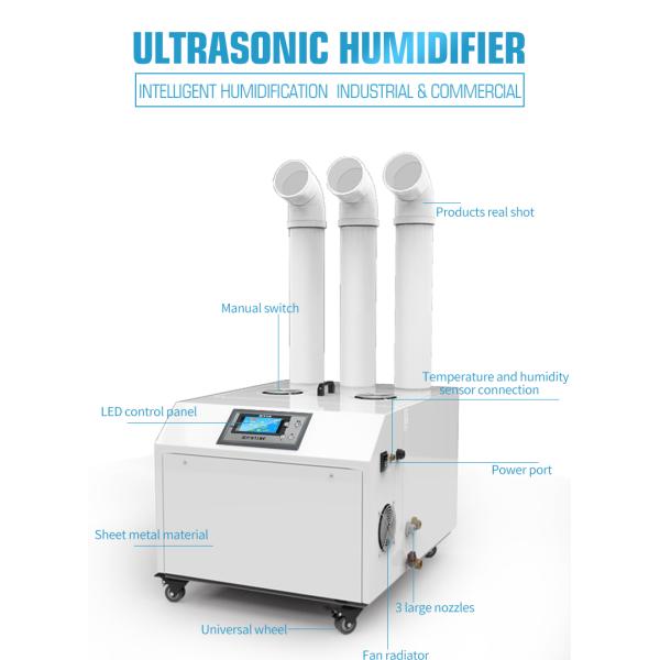 20KG/H Warehouse Workshop Mushroom Industrial Ultrasonic Humidifier Farm Air Humidifier Industrial Humidifier for Plants
