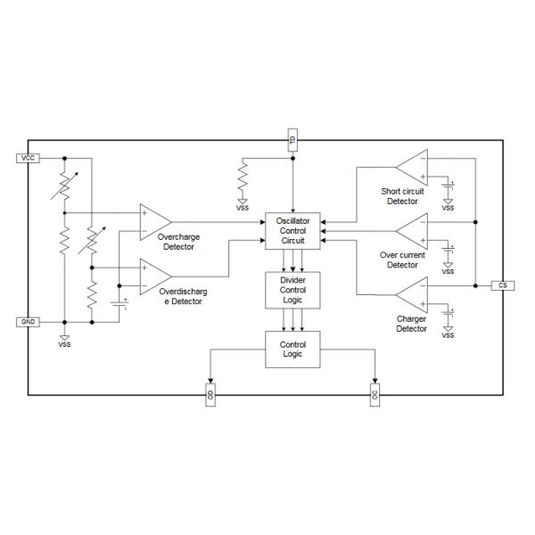 DW01-P Overcurrent Protection IC For Lithium Polymer Battery Pack
