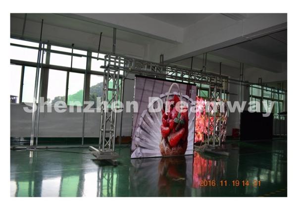 500×500 Mm P3.91 Indoor Led Screen , Big Hanging Led Panel Rental SMD2121