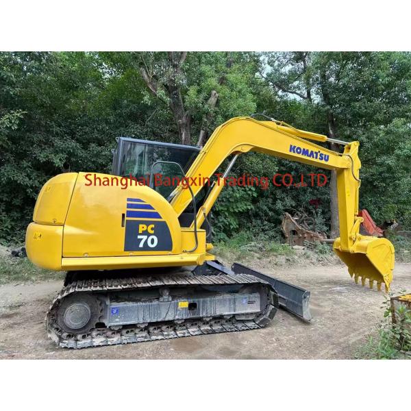 Used Mini Excavator Komatsu PC70 with 700 Working Hours and Original Hydraulic Cylinder