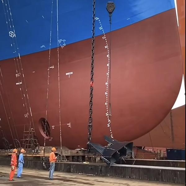 130mm Spray Paint Stud Link Marine Anchor Chain U1 U2 U3