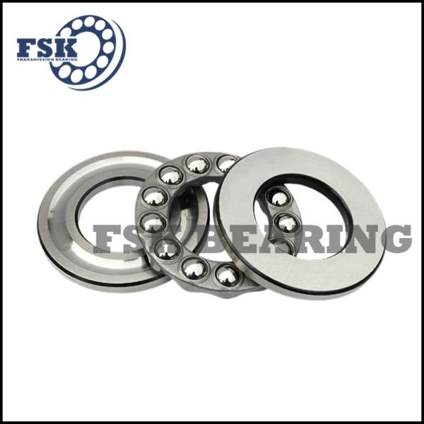 Small Size 51106 51107 51108 Thrust Ball Bearings Single Direction Brass Cage / Iron Cage