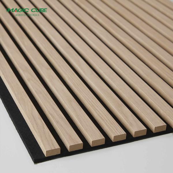 3D Model Design Wood Slat Wall Panels Black Customized For Noise Reduction
