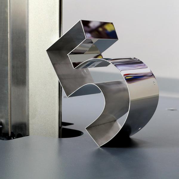 EJON Y13L Metal Flat Alumínio 3D Máquina de Dobragem CNC 0,4-1,2mm Canal Letter Bending