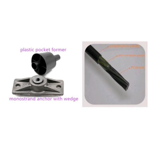 Стренга Анкоридж анкера напряжения столба интеграции Моно для стренги ПК Унбондед