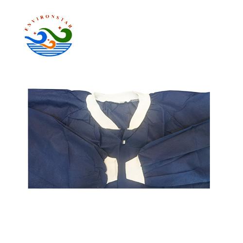 Non Woven Fabric SMS Long Sleeve Surgical Top Blue Green