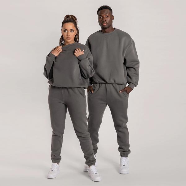 Рукав ткани ватки Unisex длинный 2 части Tracksuit для фитнеса