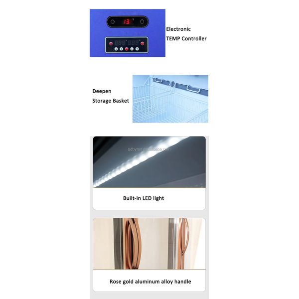 Customizable Commercial Glass Door Freezer Multi Purpose C Store Coolers