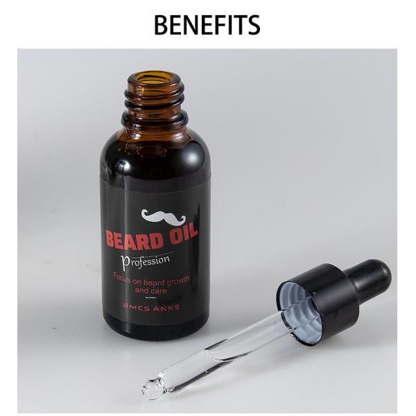 Травяной набор роста бороды холить людей бальзама масла сыворотки бороды 120ML