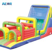 Curso de obstáculos inflable para niños Curso de obstáculos inflable