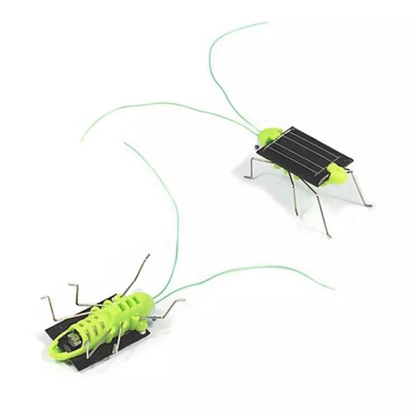 Wholesale Portable Indoor or Outdoor Solar Grasshopper Baby Toys ABS Material Novelty Gag Solar Toy Classic Toys