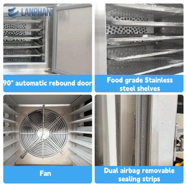 -45℃ 130L Commercial Food Blast Chiller Machine Sale Instant Fish/Chicken Fast/Quick/Blast Freezer