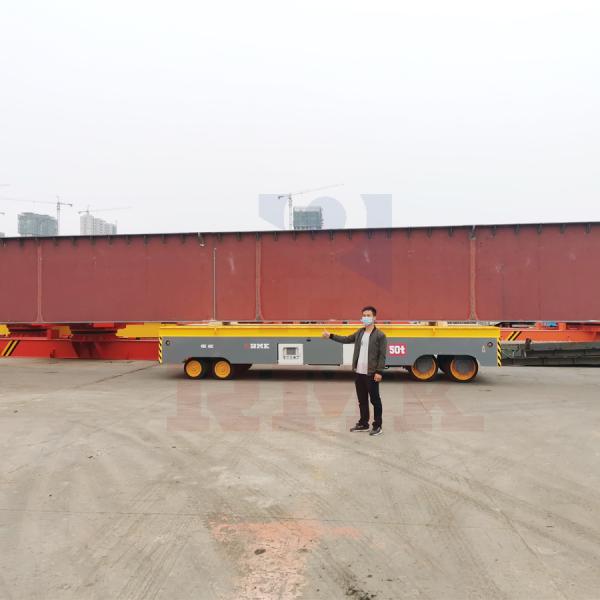 Передрабатываемая бетонная конструкция 50T бездорожная тележка