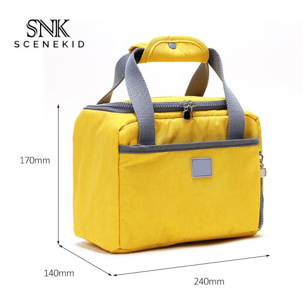 Wholesale Portable Stylish Reusable Waterproof Insulated Lunch Bag