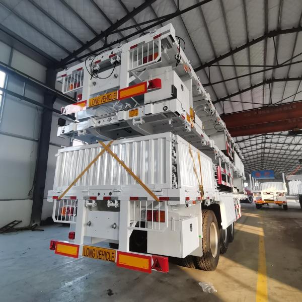 Jost Kingpin 12 Tires Customizable Flatbed Trailer for Diverse Transport Needs