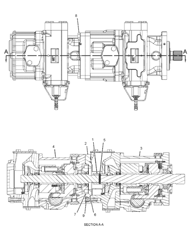 384-9434 384-9431 384-9432 cargador de ruedas de gato 993K 988H bomba de pistón bomba hidráulica bomba de émbolo bomba accionada por motor C32