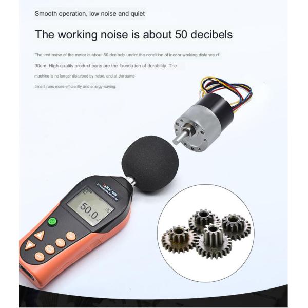 Ориентированное на заказчика доказательство 1000rpm потека мотора шестерни червя DC для мотора Motordual