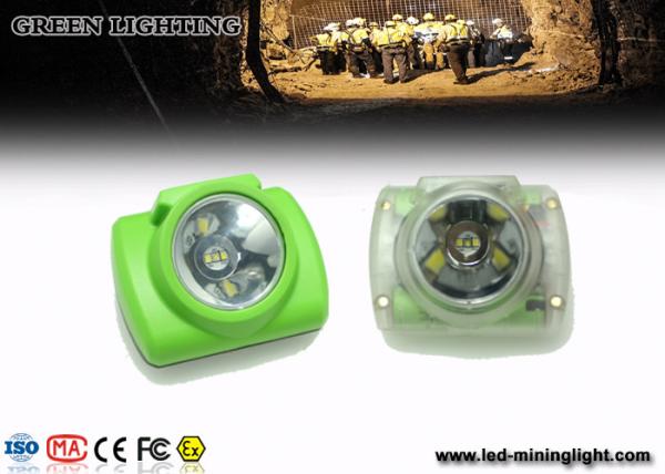 15000 Lux LED Mining Light , Illuminance Oled Screen Miners Cap Lamp 1W