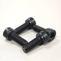 Parafusos de cabeça de tomada de aço, de acabamento simples, de zinco preto, com estilo HEX