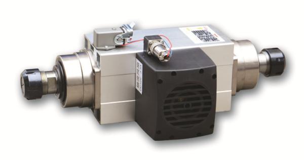 Gdz120x103-6 Cnc Milling Machine Spindle Motor ER32 6.5kw Air Cooled Double Head