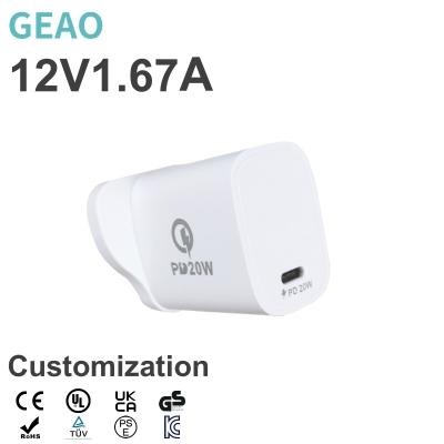 12V 1.67A Phone GaN Fast Charger Quick Charge 3.0 High Powered