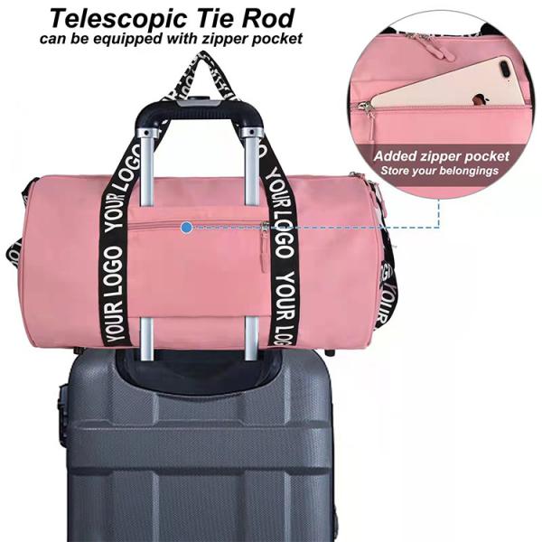 Вещевой мешок спортзала спорт изготовленных на заказ больших людей полиэстера сумки Duffle перемещения фитнеса водоустойчивых