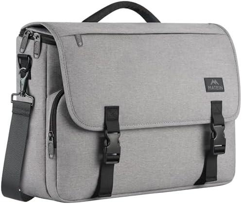 MESSENGER BAG FOR MEN, WOMEN BRIEFCASES LIGHTWEIGHT MEN'S LAPTOP BAG 15.6 INCH WATER RESISTANT CROSSBODY SCHOOL
