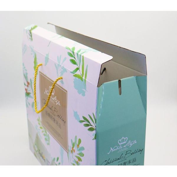 Folding Flat Corrugated Box Pillow Fruits Foods Cardboard Kraft Paper Packaging Box