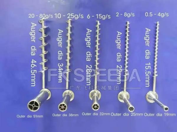 FK-FP1 Máquina semi-automática de preenchimento de pó fino seco para temperar pasta com modo de medição por parafuso