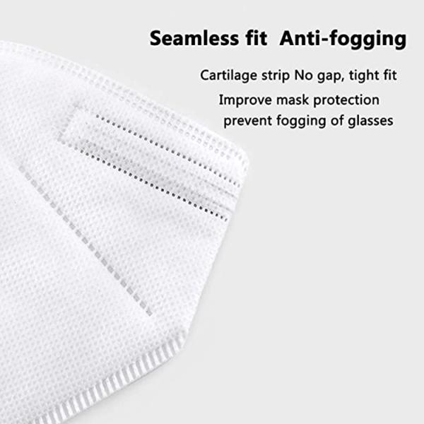 Fluid Resistant KN95 Air Mask Skin Friendly Dust Prevention High BFE / PFE