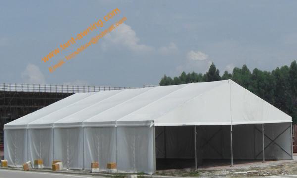 Temporary Warehouse Tent, Outdoor Waterproof Aluminum Warehouse Storage Tent