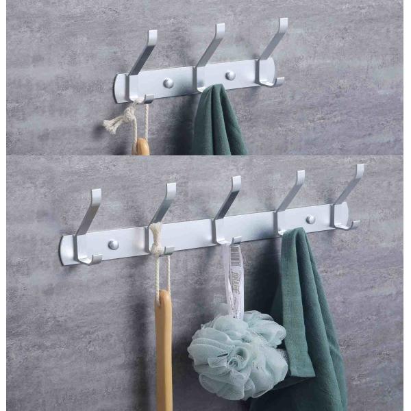 Aluminum Alloy Stainless Steel Clothes Hanger Hooks Wall Mounted OEM ODM