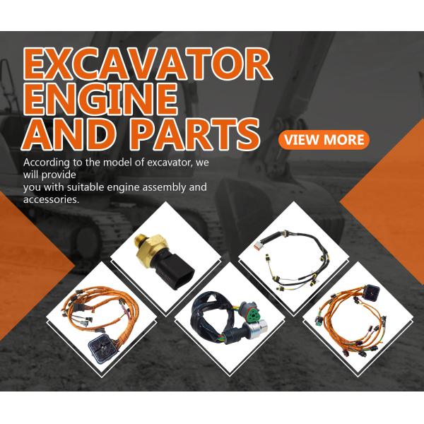 Диагностический кабельный двигатель экскаватора C6.4 Комплексное испытание проводки для  E320C