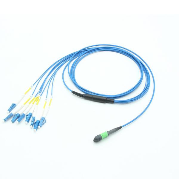 Cabo padrão de fibra ótica do tronco da fibra ótica do Fanout 2.0mm da manutenção programada G657A MPO-LC UPC da perda do cabo de remendo de SENKO