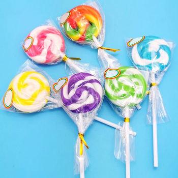 Individually Wrapped Swirl Lollipops Bulk Sweet Fruity Flavors Halal Certified