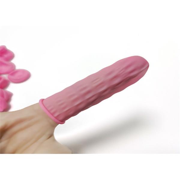 Anti Slip Safety Latex ESD Cleanroom Finger Cots Good Elasticity