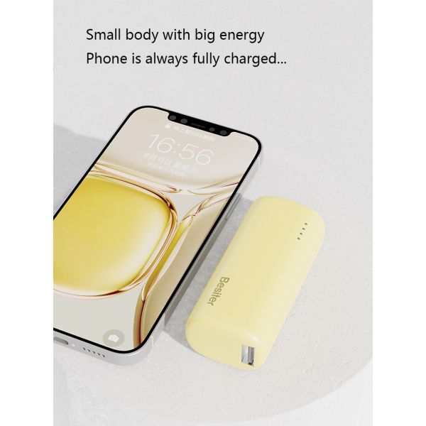 LI Polymer Battery Mini Power Bank 4000mAh Type C Input 10W Output
