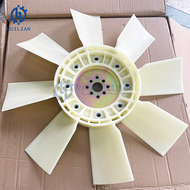 16306-1861 Excavator diesel Engine Parts Cooling Fan Blades Apply for Repair Shop Excavator Engine Spare Parts Fan Blades