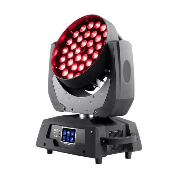36x10W 4in1 Moving Head Stage Lights , Moving Head Wash Light With 10-60 Degree Beam Angle