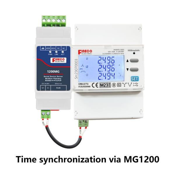 MID approuvé EM4373 module lora analyseur de qualité de puissance en trois phases