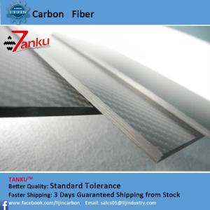 a tela real da fibra da folha/carbono da fibra do carbono de 4.0mm±0.1mm cobre o