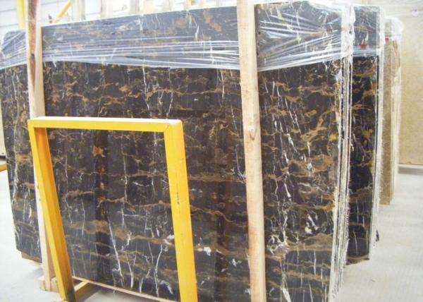 Pre Cut Black Marble Vanity Countertops , Potoro Wall Mounted Marble Bar Counter