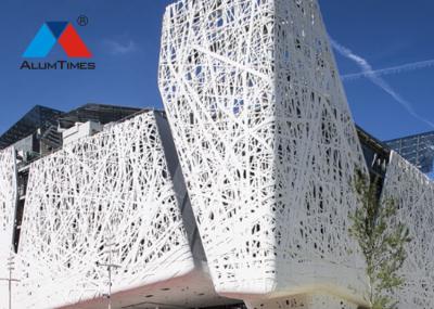 High Rigidity Decorative Aluminium Screen PVDF Coated For Curtain Wall Facade