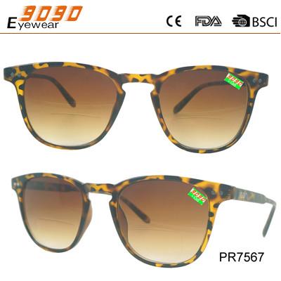 New arrival and hot sale of plastic reading bifocal spectacle glasses, suitable for women