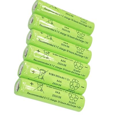 MSDS AAA Rechargeable NiMH Battery 1.2V 800mAh 1100mah R03 Rechargeable Battery