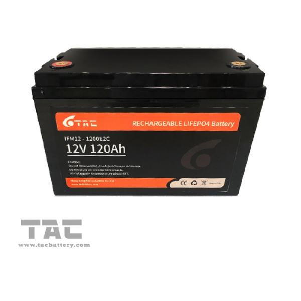 2000 veces circundan las baterías de la vida 120Ah 12V LiFePO4 para los barcos EV