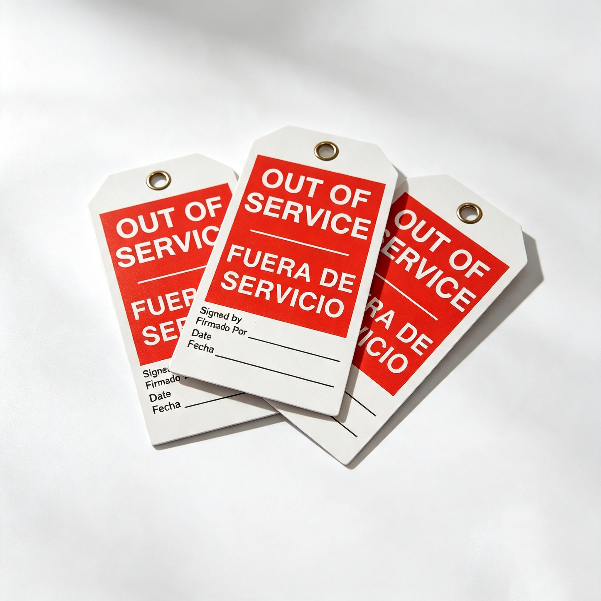 High Quality Industrial PVC Plastic Safety Tag Lockout Danger Identification Tag 